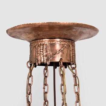 an early 20th century chandelier.