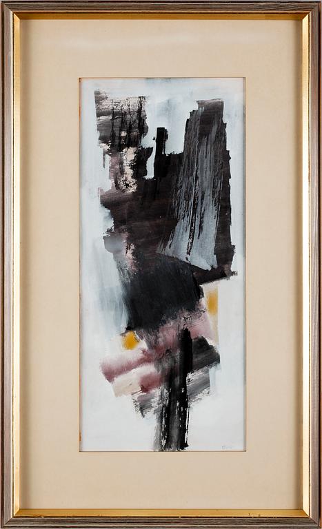 BENGT ORUP, gouach, sign.