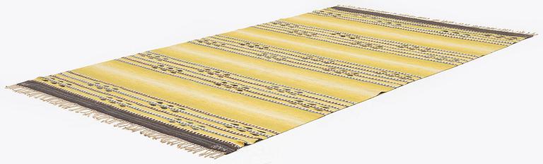 Anna Maria Hoke, a carpet, tapestry weave, c. 267 x 160 cm, signed GH AMH.