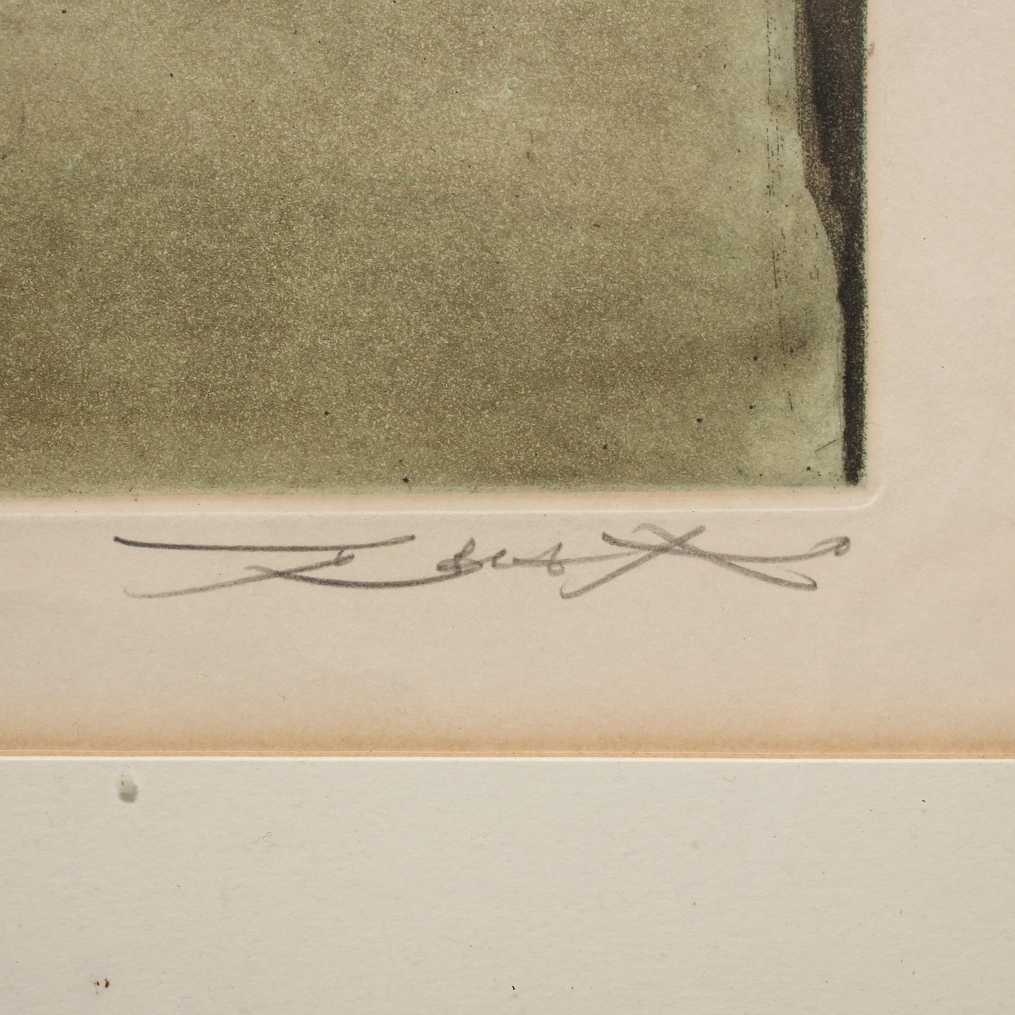 ZAO WOU-KI, färglitografi, sign.