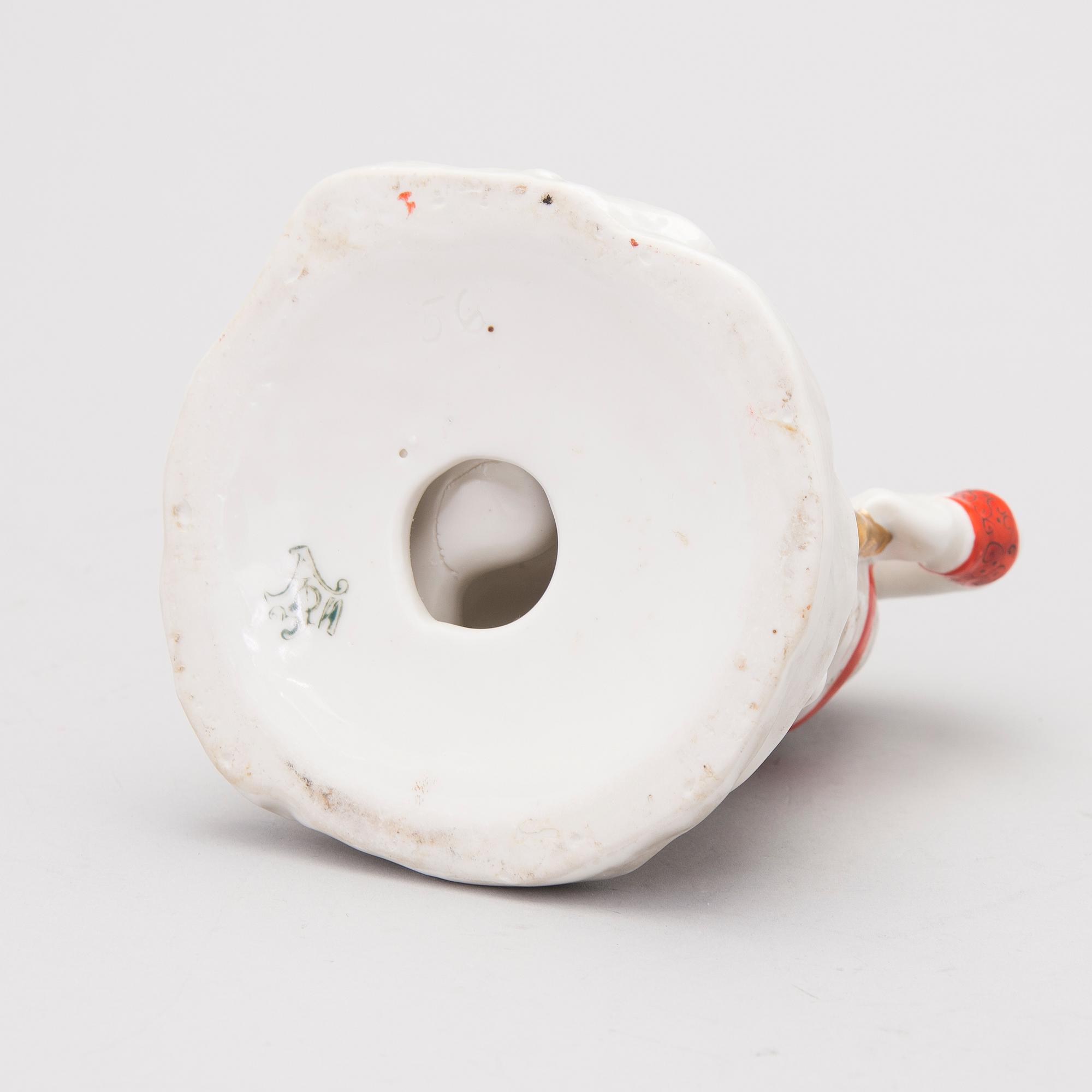 A Russian porcelain figurine from the Leningrad Porcelain Factory LZFI, Soviet Union.