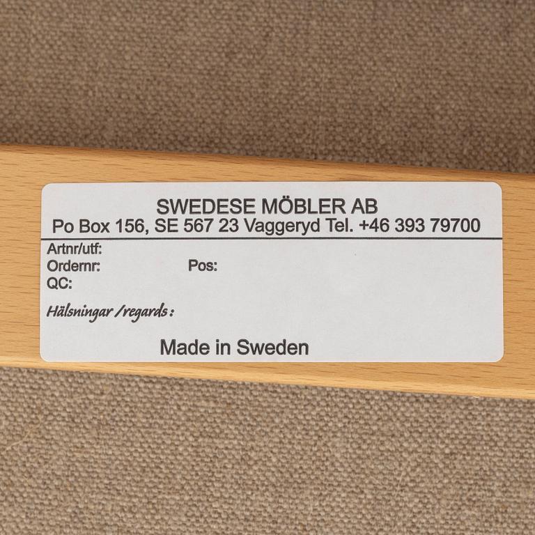 Yngve Ekström, armchair with footstool, Lamino, Swedese.