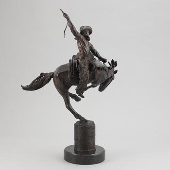 Harry Jackson, after. Sculpture. Signed. Foundry mark. Height 53 cm (including base).