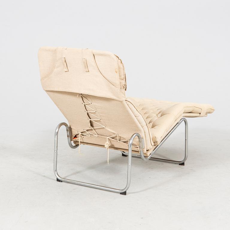 A canvas "kröken/kroken" recliner by Christer Blomquist for Ikea 1968.