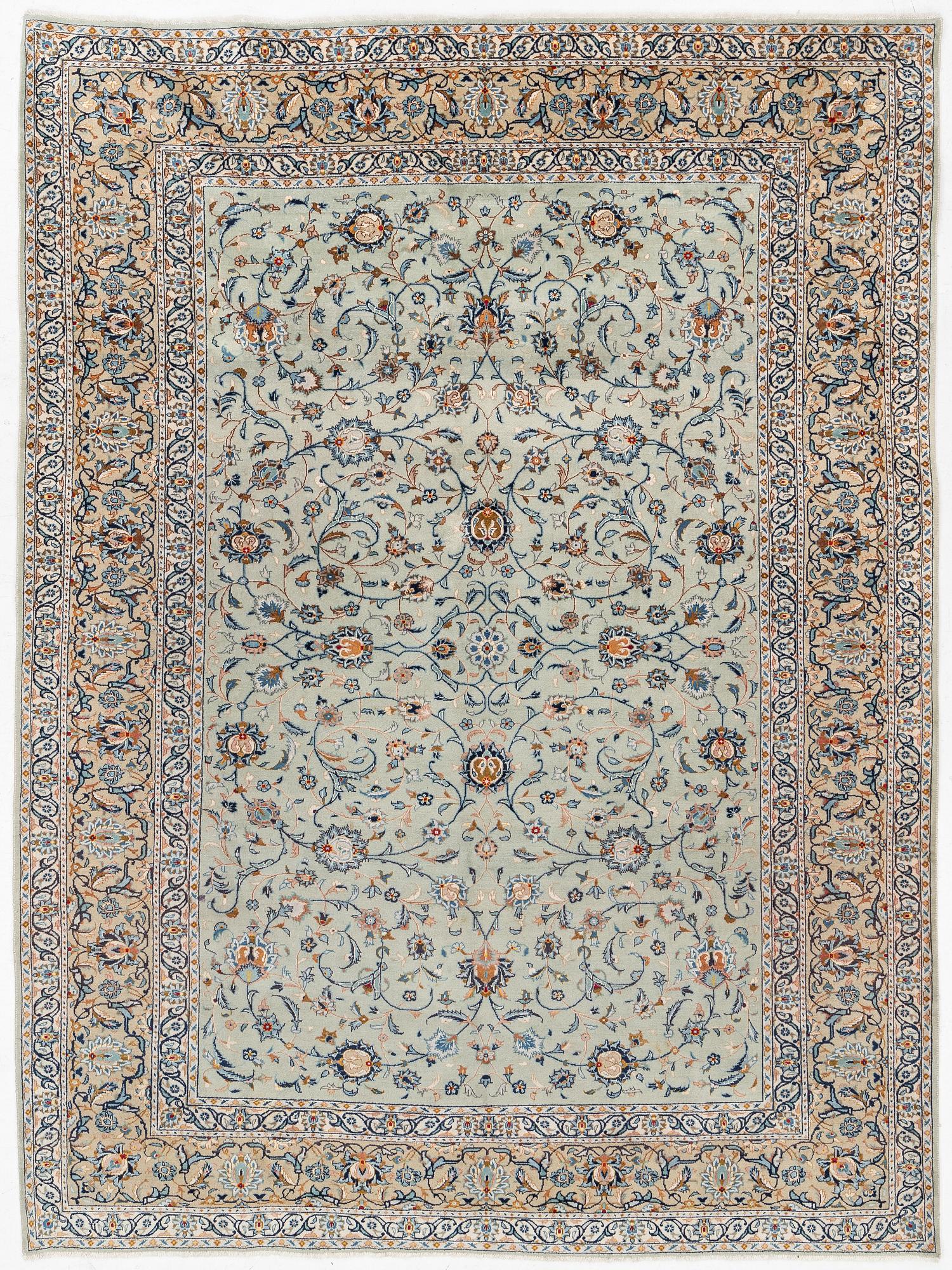 Carpet, Keshan, approx. 330 x 245 cm.