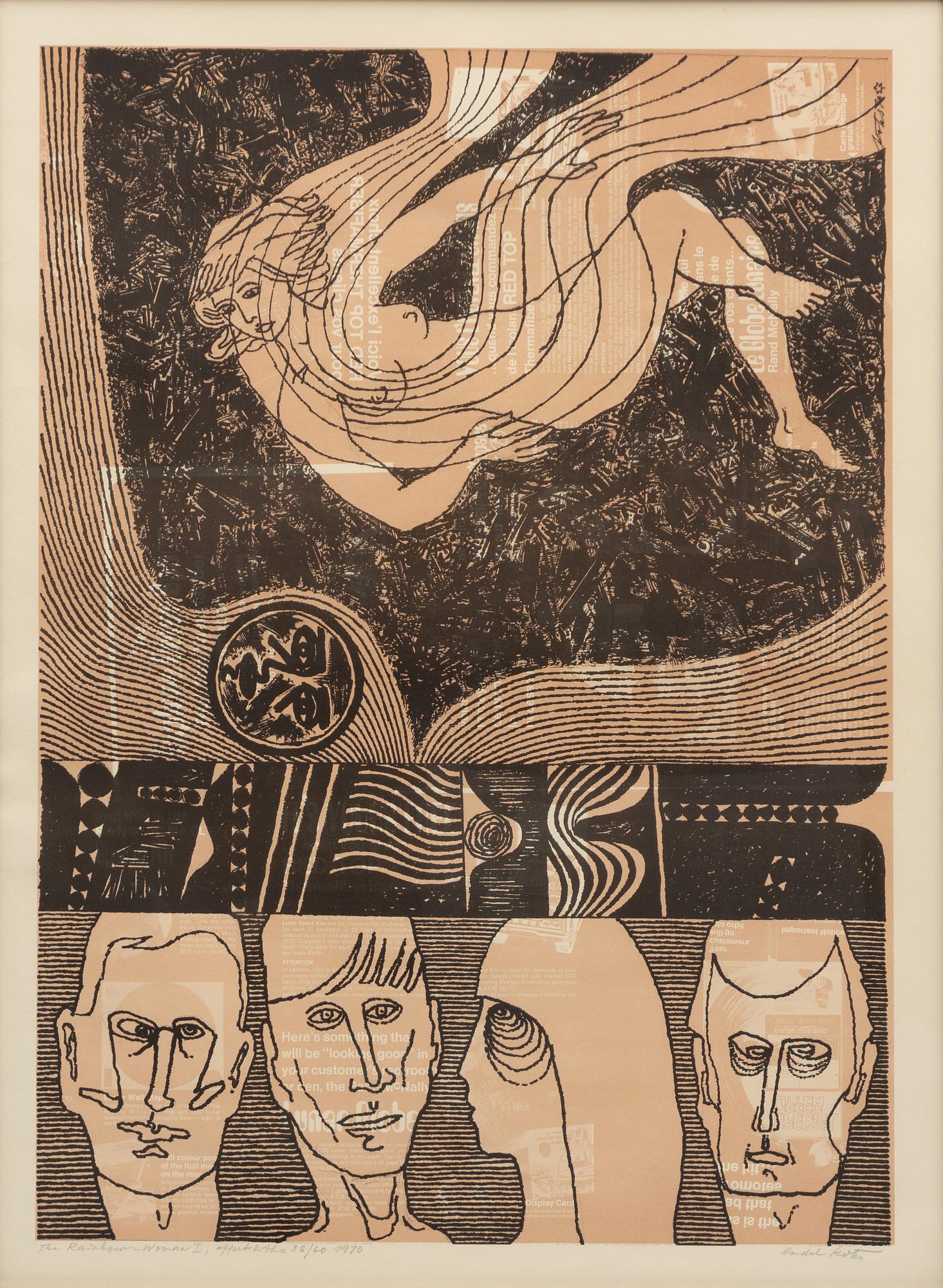 Endel Kõks, Triptych "Rainbow Woman I-III".