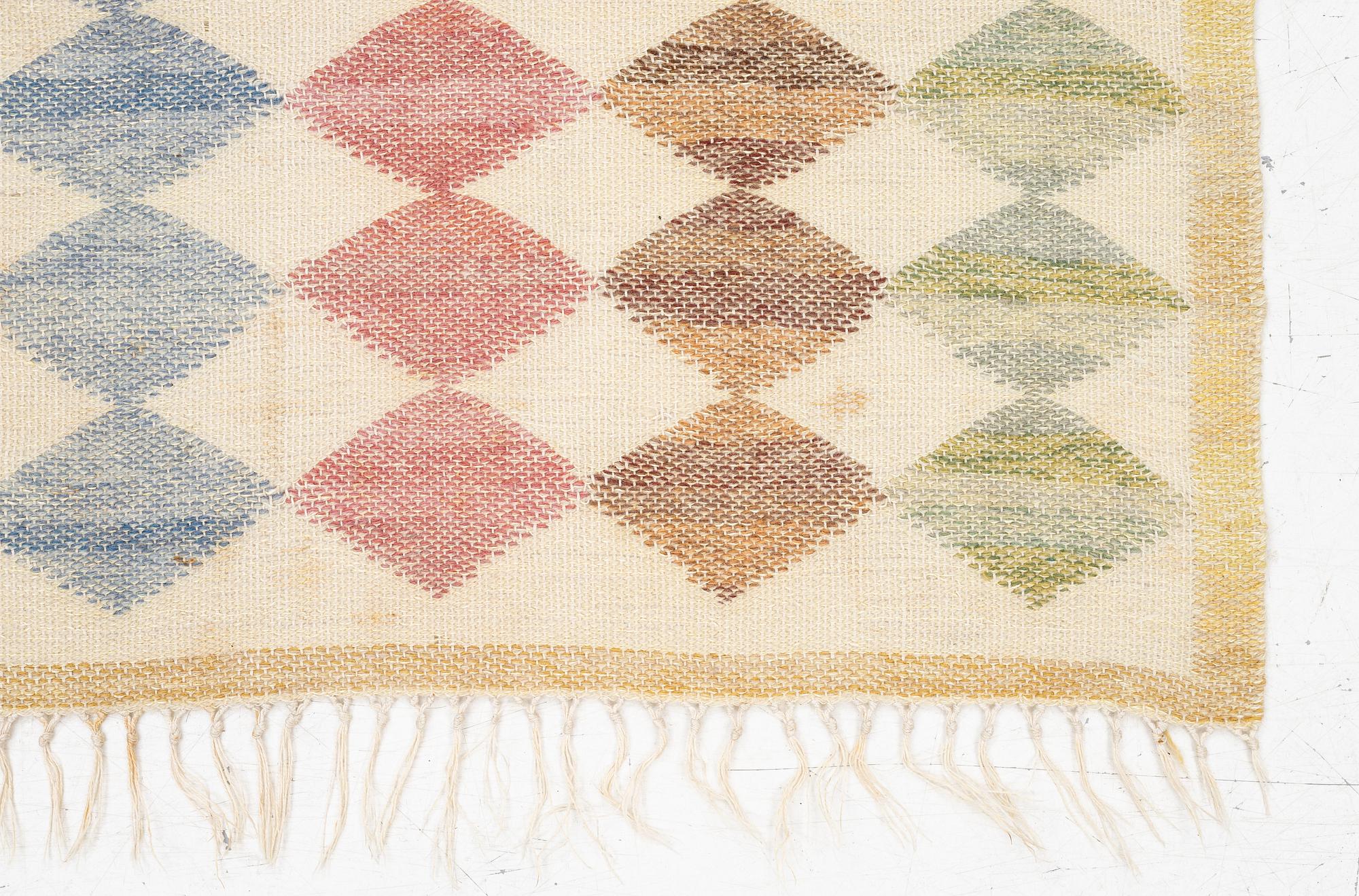 A flat weave panel, c. 100 x 65 cm, Sweden, the 1950s.