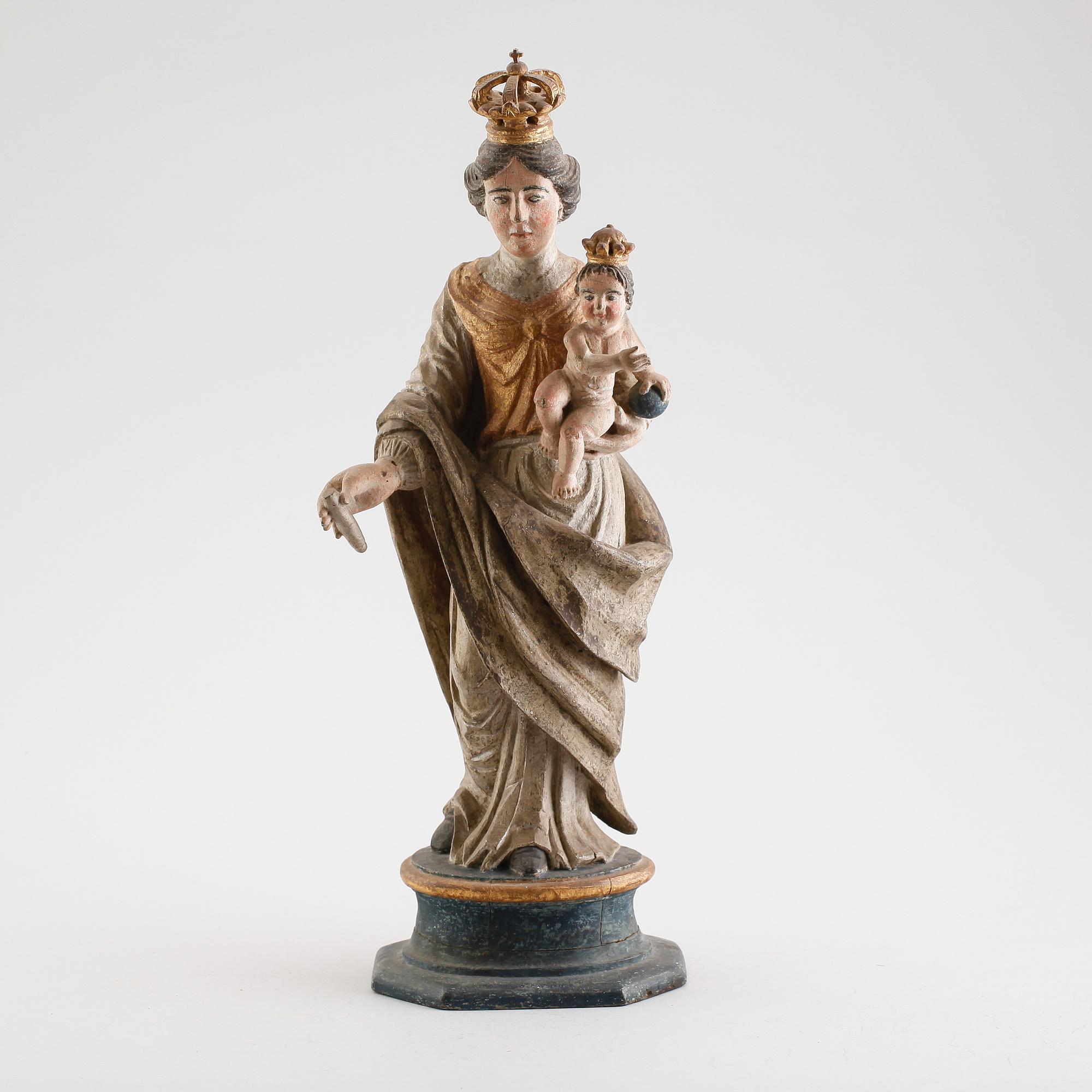 SKULPTUR, sannolikt nordeuropa, 1800-tal eller äldre.