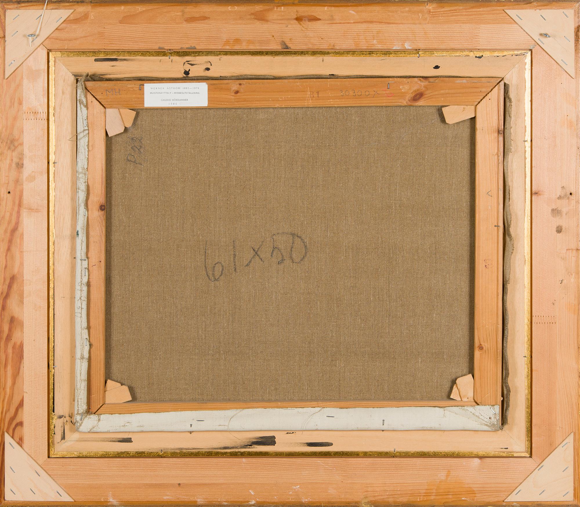 Werner Åström, The courtyard.