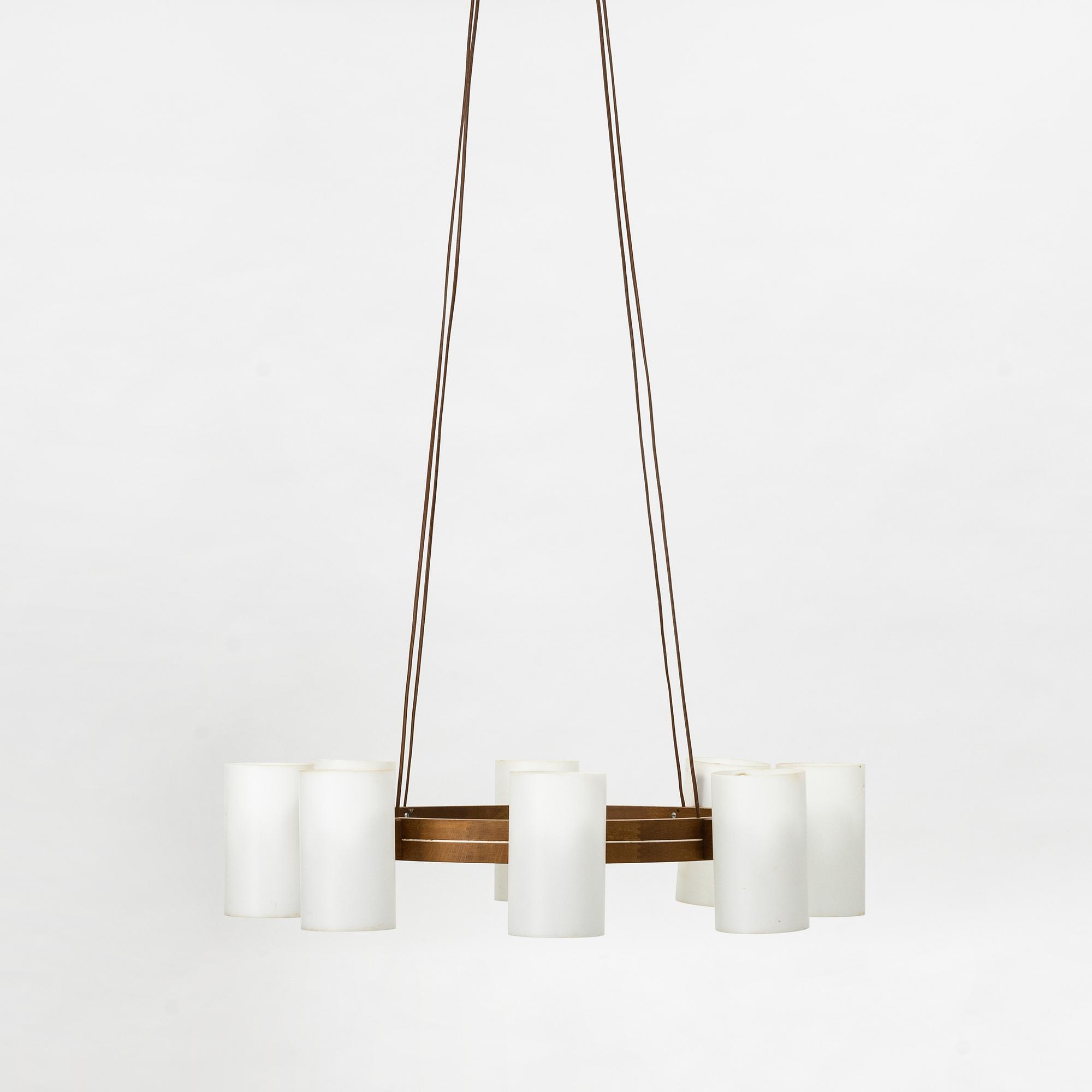 A "587 cylinder" ceiling lamp by Uno and Östen Kristiansson from Luxus.