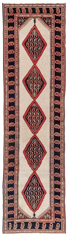 A semi-antique Northwest Persian (Iran) runner, c. 417 x 112 cm.