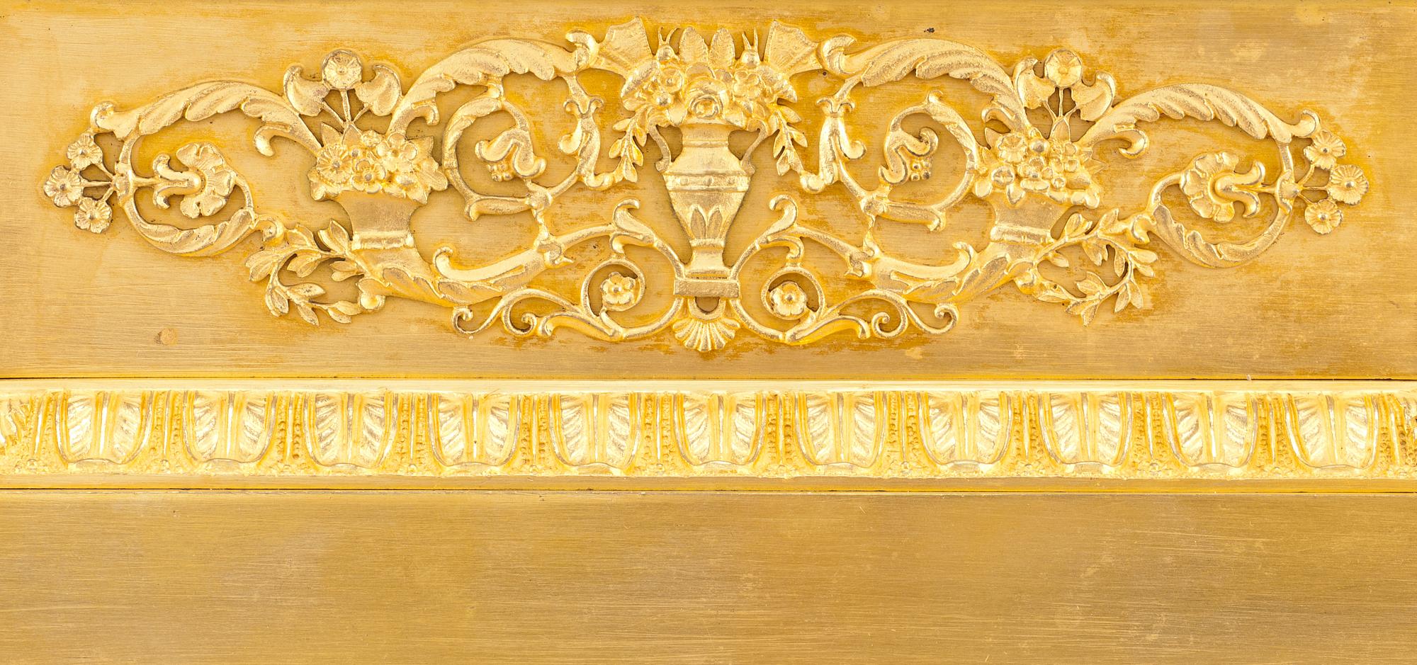 BORDSPENDYL, senempire, 1800-talets mitt.