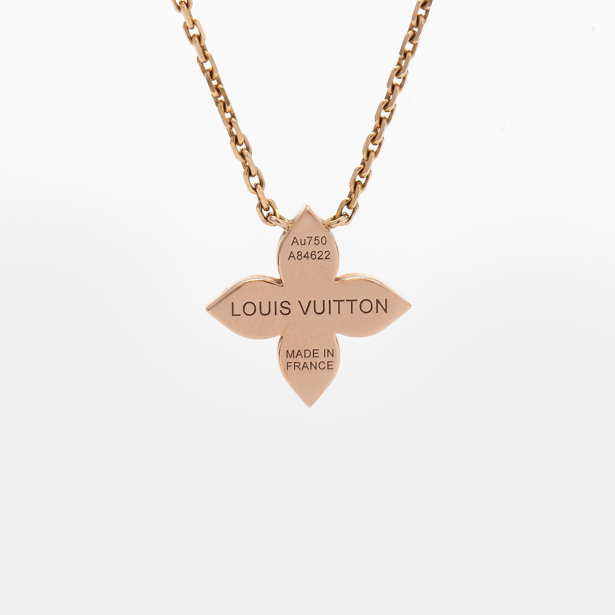 Louis Vuitton, kaulakoru, "Idylle Blossom Pendant", 18K ruusukultaa ja timantteja.