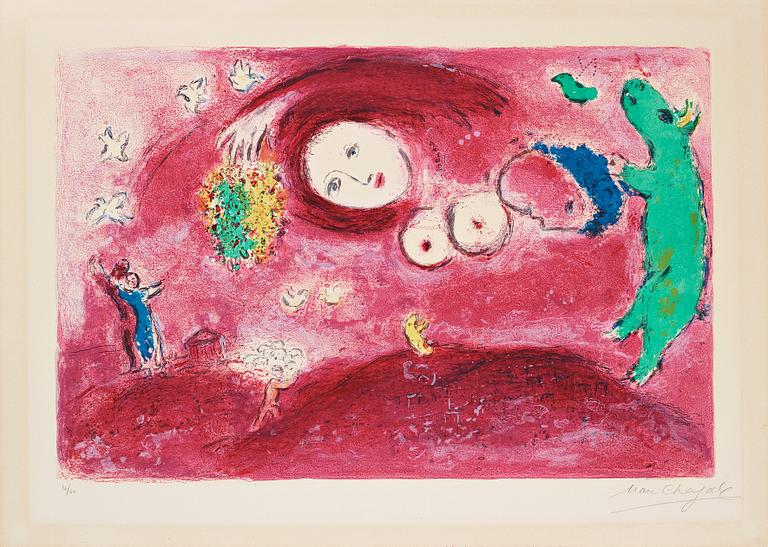Marc Chagall, "Springtime in the meadow", from: "Daphnis And Chloe".