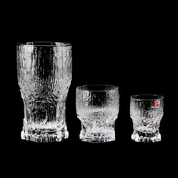 SERVISGLAS, 32 st, "Aslak", Tapio Wirkkala, Iittala.
