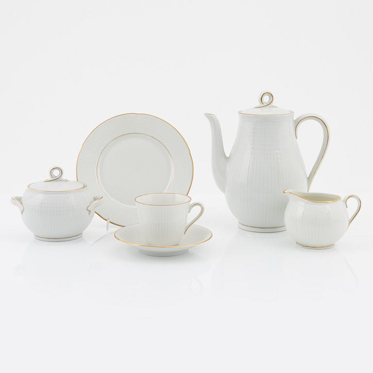 Louise Adelborg, a 24-piece 'Gracil' coffee service from Rörstrand.