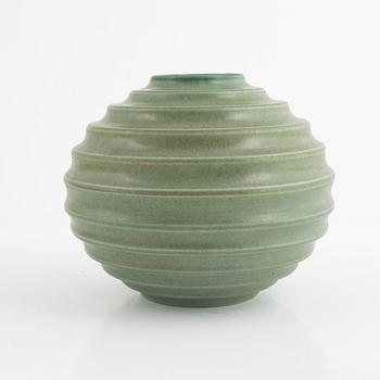 Ewald Dahlskog, a 'Kulvas' vase, Bo Fajans, Gefle. In production 1930-1943.