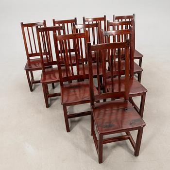 Chairs, 10 pieces, modern manufacture, China.