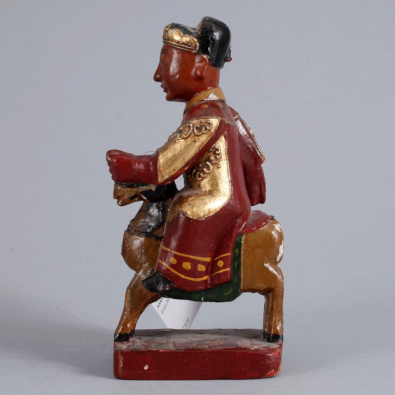 FIGURIN, trä, Kina 1800-tal.