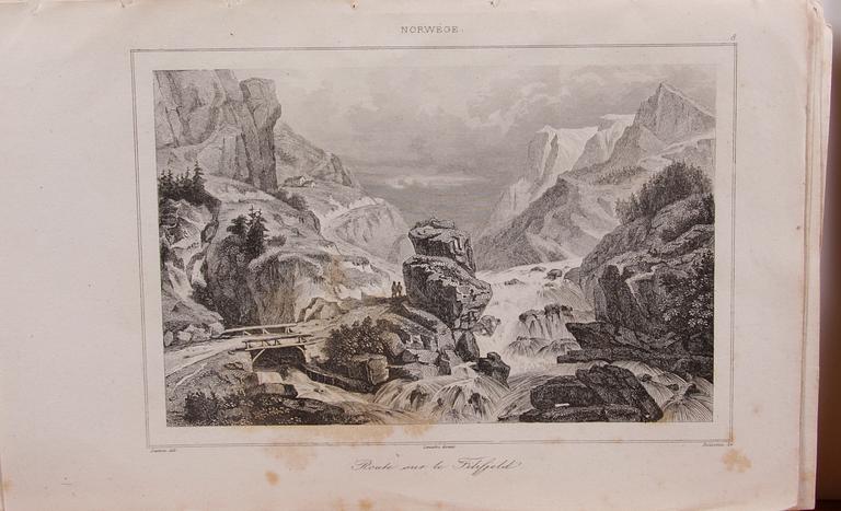 PARTI TRYCK, ca 100 delar, 1800-tal.