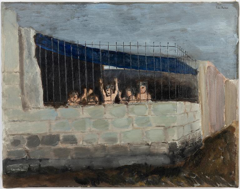 Bertram Schmiterlöw, oil on canvas, signed.