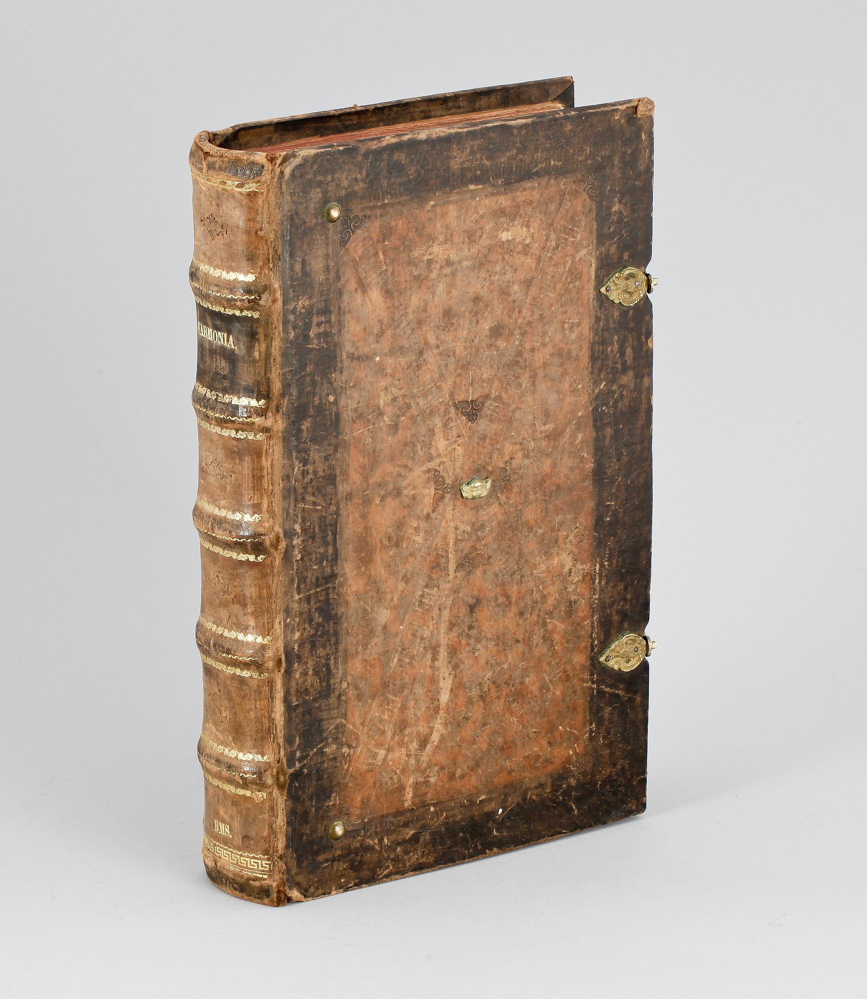 BOK. "Harmonia Evangelistarum" Stockholm 1617.