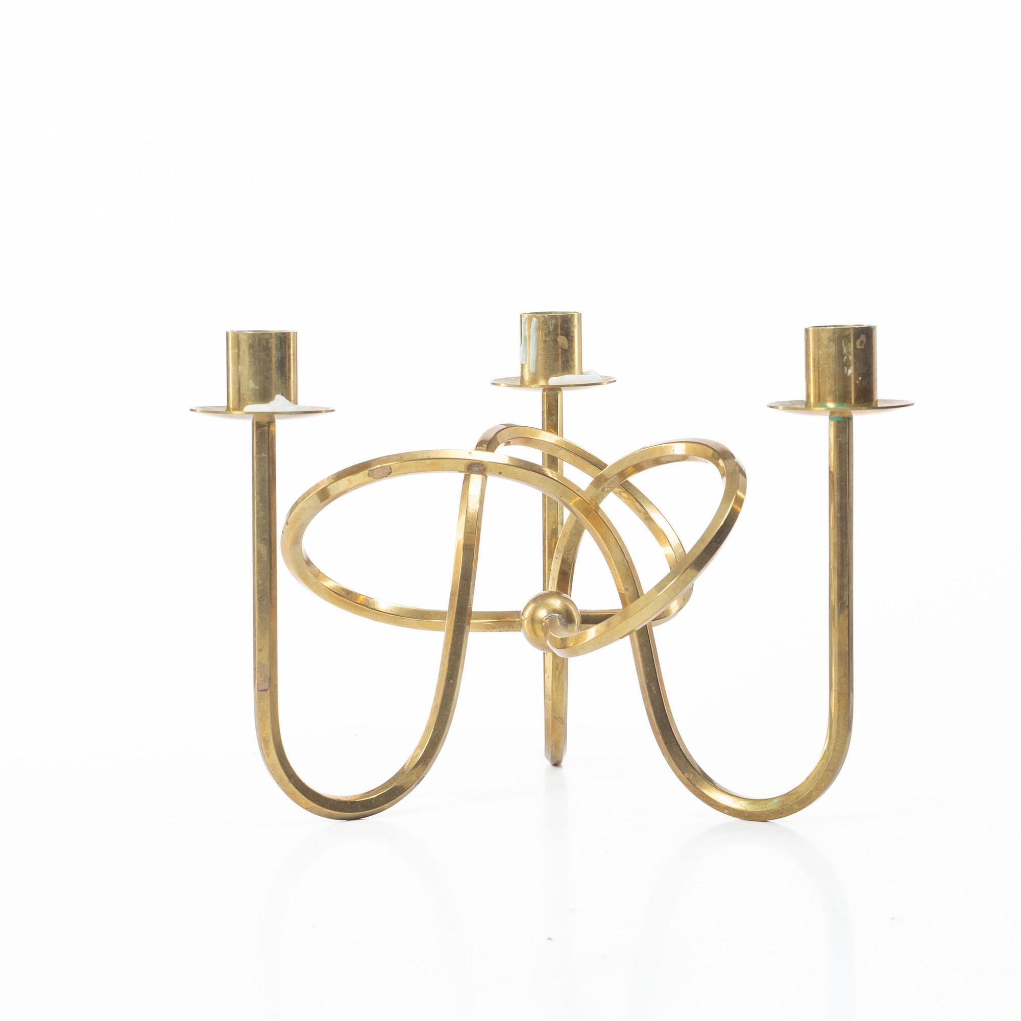 Josef Frank, Candlestick “Vänskapsknuten” Firma Svenskt Tenn.