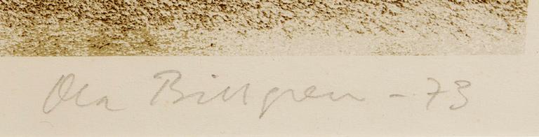 Ola Billgren, color lithograph, signed -73 EA.