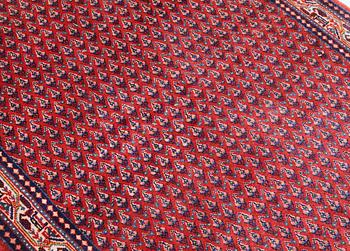 Gallerimatta, Sarouk, ca 315 x 113 cm.