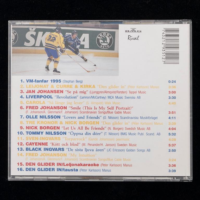 SIGNEERATTU LEVYNKANSI, "Den glider in...", Leijonat & Curre & Kirka, 1995.