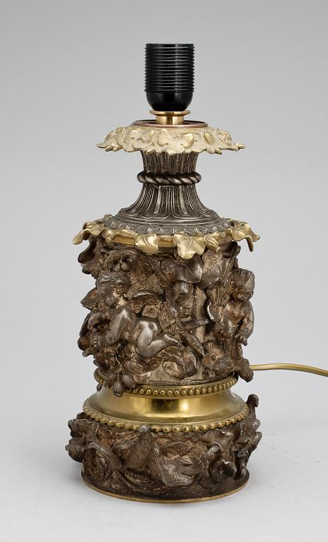 BORDSLAMPA, Frankrike, 1800-talets andra hälft.