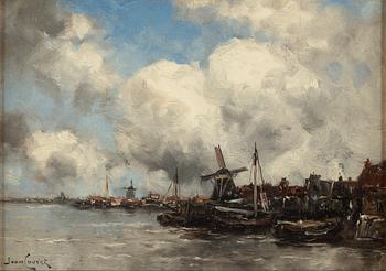 JAN VAN COUVER, olja på duk, signerad.