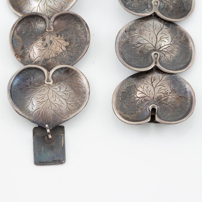 Necklace, silver, Georg Kaplan, Stockholm.