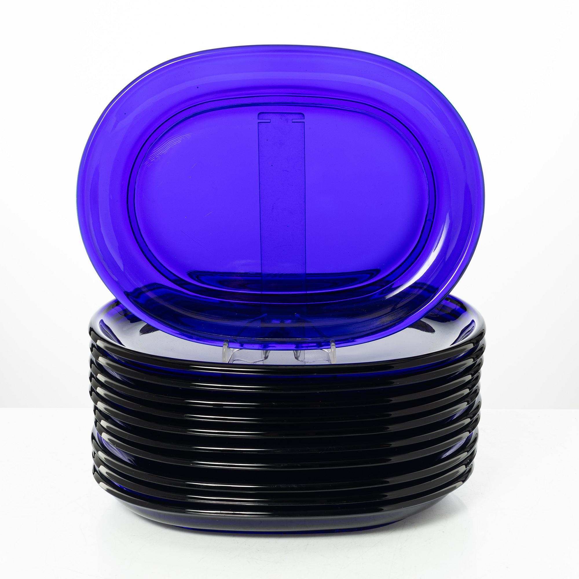 Josef Frank, hummertallrikar, 11 st, Firma Svenskt Tenn.