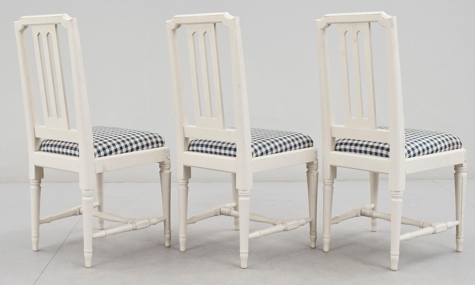 STOLAR, 3 st, "Odenslunda", Ur IKEAs 1700-tals serie. 1990-tal.