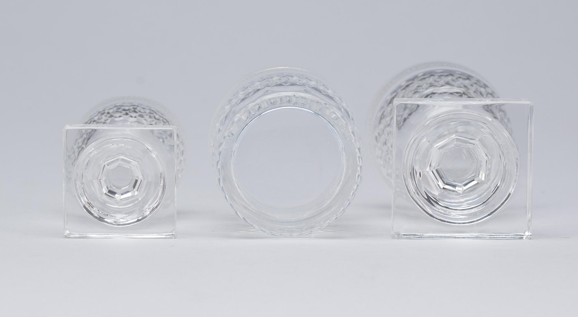 GLASSERVIS, 20 delar. "Kent", Elis Bergh, 1900-tal.