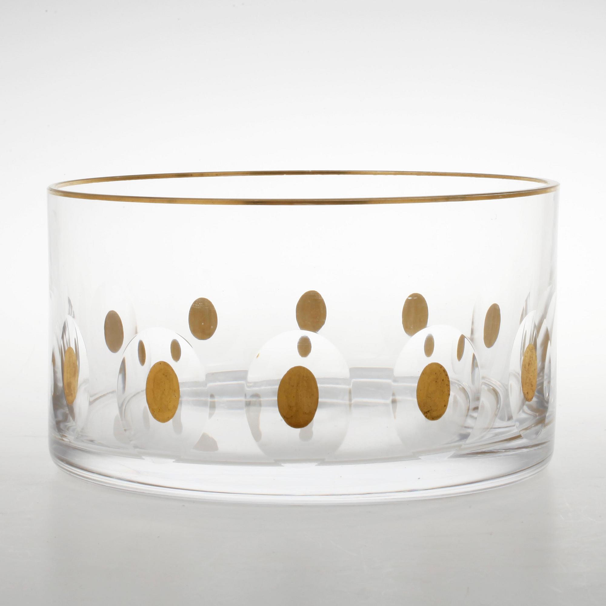 SKÅL, glas, Mona Morales-Schildt. Kosta, 1900-talets andra hälft, signerad.