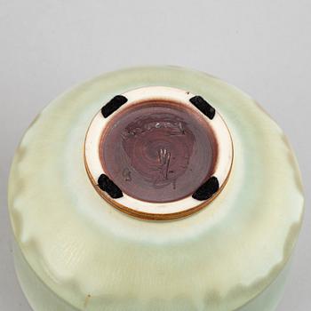 BERNDT FRIBERG, Two stoneware bowls, , Gustavsberg studio, Sweden 1960 and 1965.