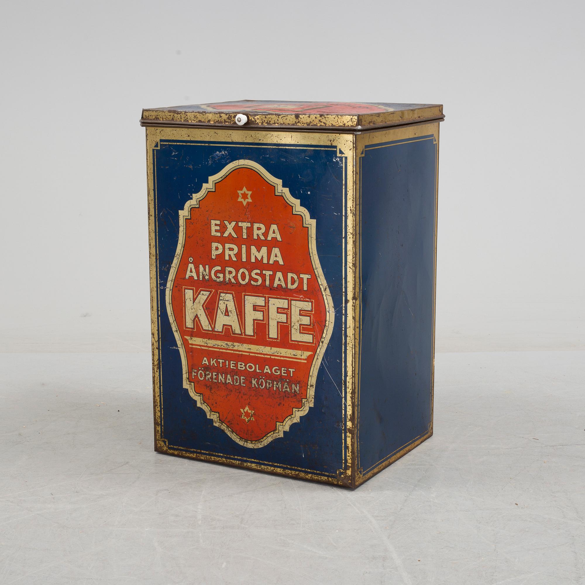 An early 20th Century tin can.