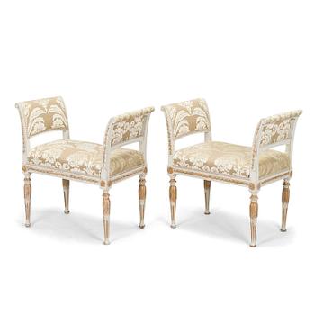 Banketter, ett par, omkring år 1800, Sengustavianska.