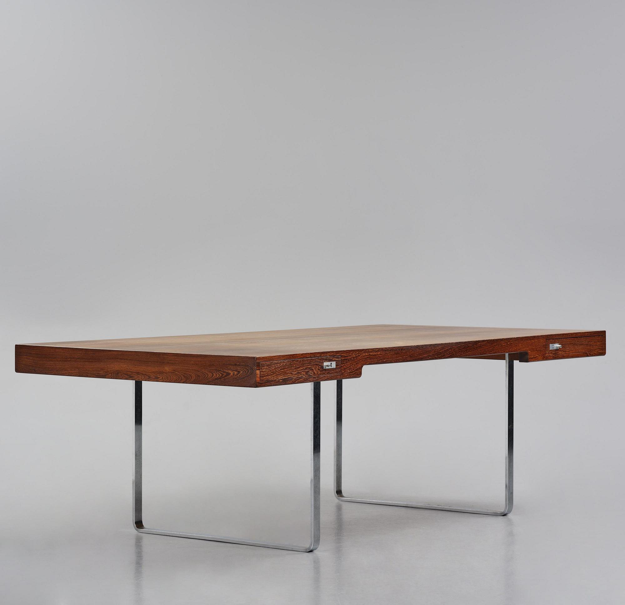 Hans J. Wegner, a "JH 810" desk, Johannes Hansen, Denmark, post 1970.