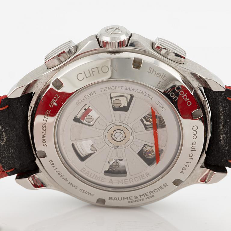 Baume & Mercier, Clifton, Shelby Cobra Edition, "Limited Edition", kronograf, armbandsur, 44 mm.