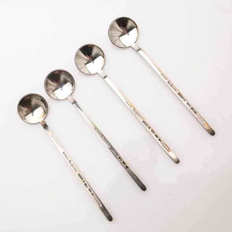 Elon Arenhill, Teaspoons, 4 pcs, sterling silver, Malmö, 1978-1979.