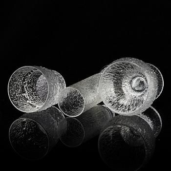 SERVISGLAS, "Kekkerit", "Padaar", "Aslak", "Senator", 63 delar, Iittala.