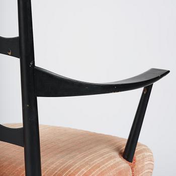 Uno Åhrén, a set of eight Swedish Grace dining chairs, 1920s.