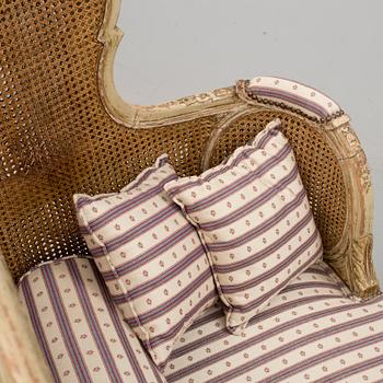 SOFFA, Louis XV-stil, 1800-tal.