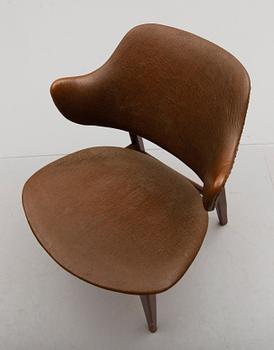 FÅTÖLJ, "Shell Chair", Ib Kofod Larsen, Danmark, 1960-tal.