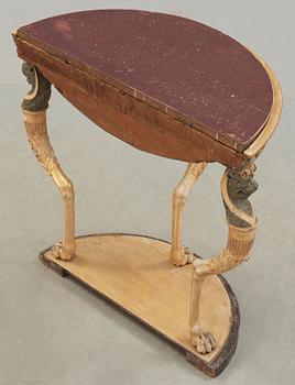 KONSOLBORD. Sengustavianskt stockholmsarbete, tidigt 1800-tal.