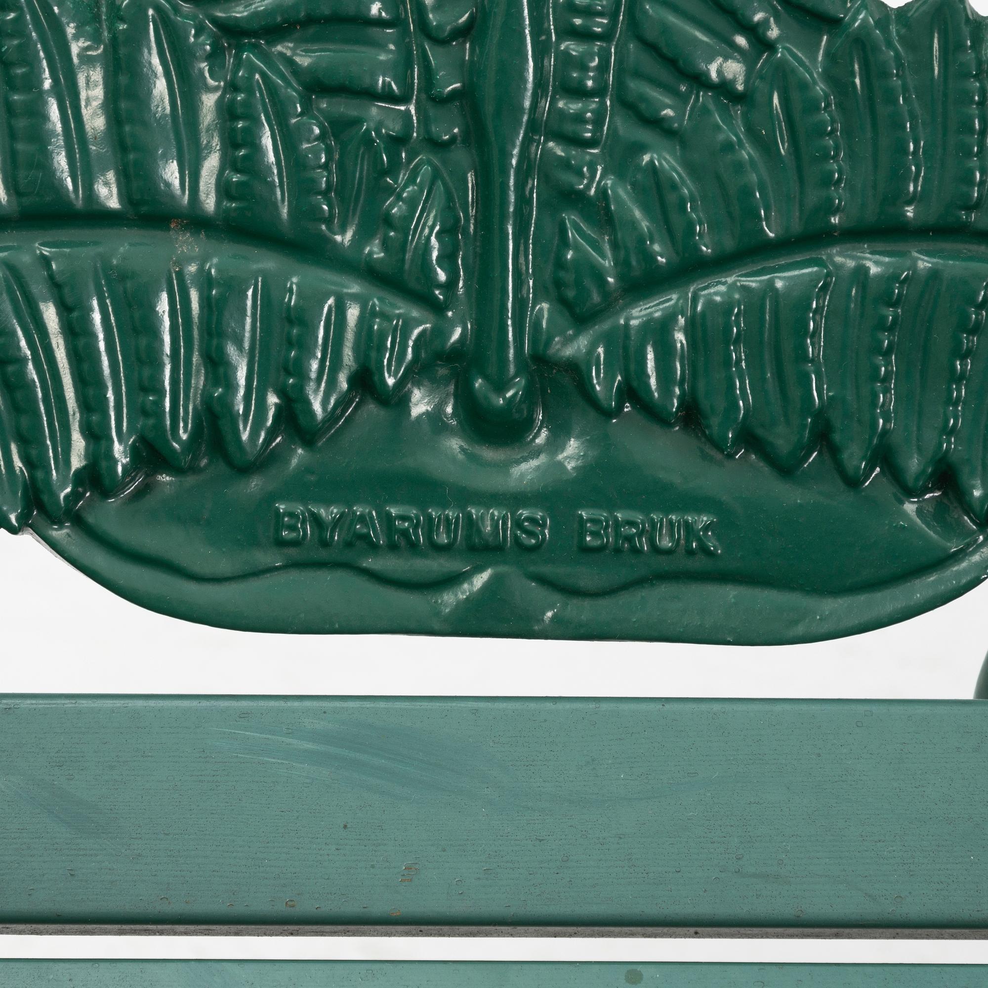 A garden set with table, sofas and chairs, Byarums Bruk, Sweden.