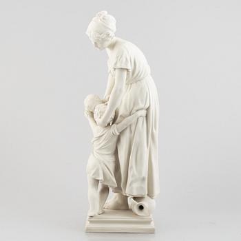A biscuit porcelain sculpture, Gustafsberg, 1897.
